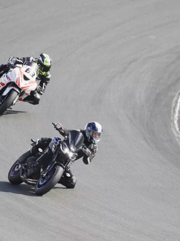 Sébastien Vry sur circuit moto